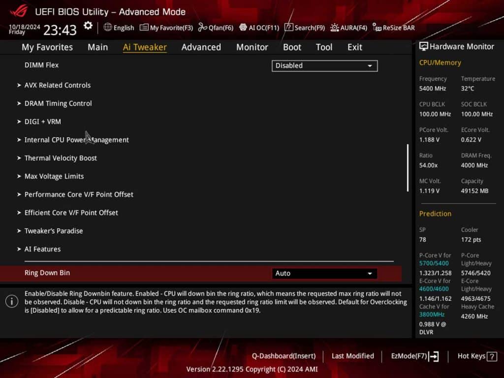 BIOS ASUS ROG MAXIMUS Z890 HERO