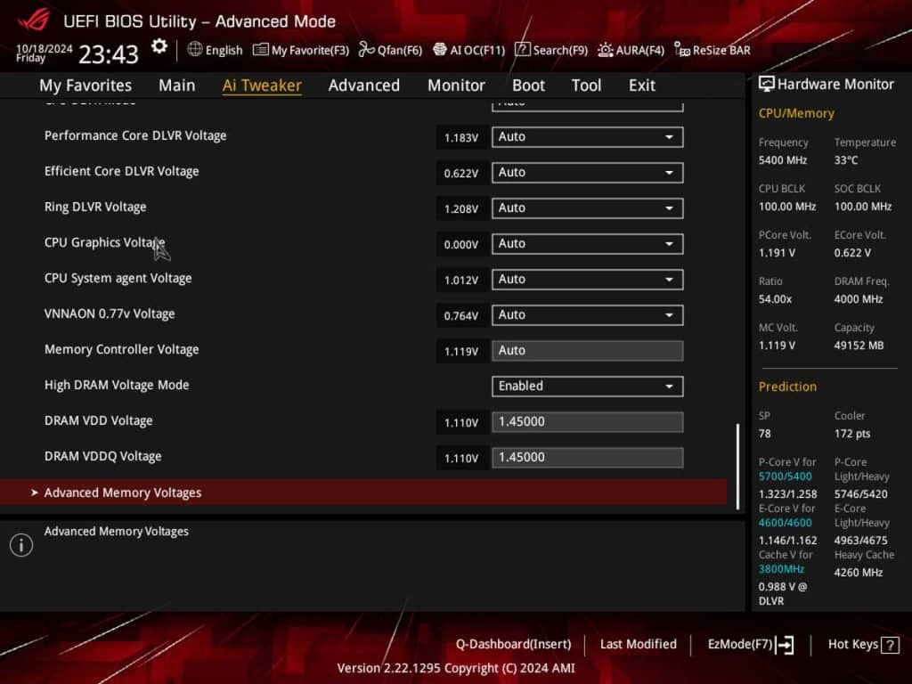 BIOS ASUS ROG MAXIMUS Z890 HERO