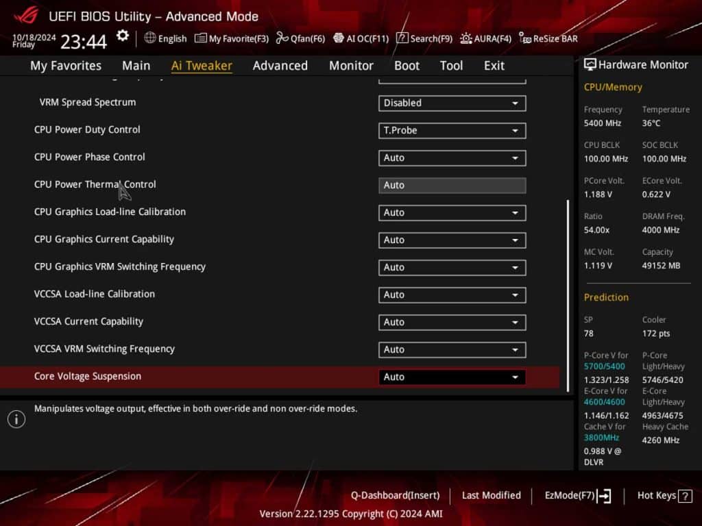 BIOS ASUS ROG MAXIMUS Z890 HERO