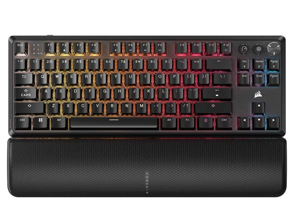 CORSAIR K70 CORE TKL : un nouveau modèles avec switchs MLX Red v2