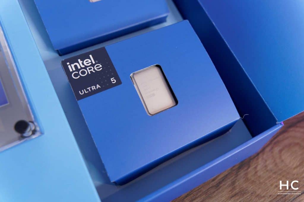 Test kit presse Intel Core Ultra 9 285K et Ultra 5 245K